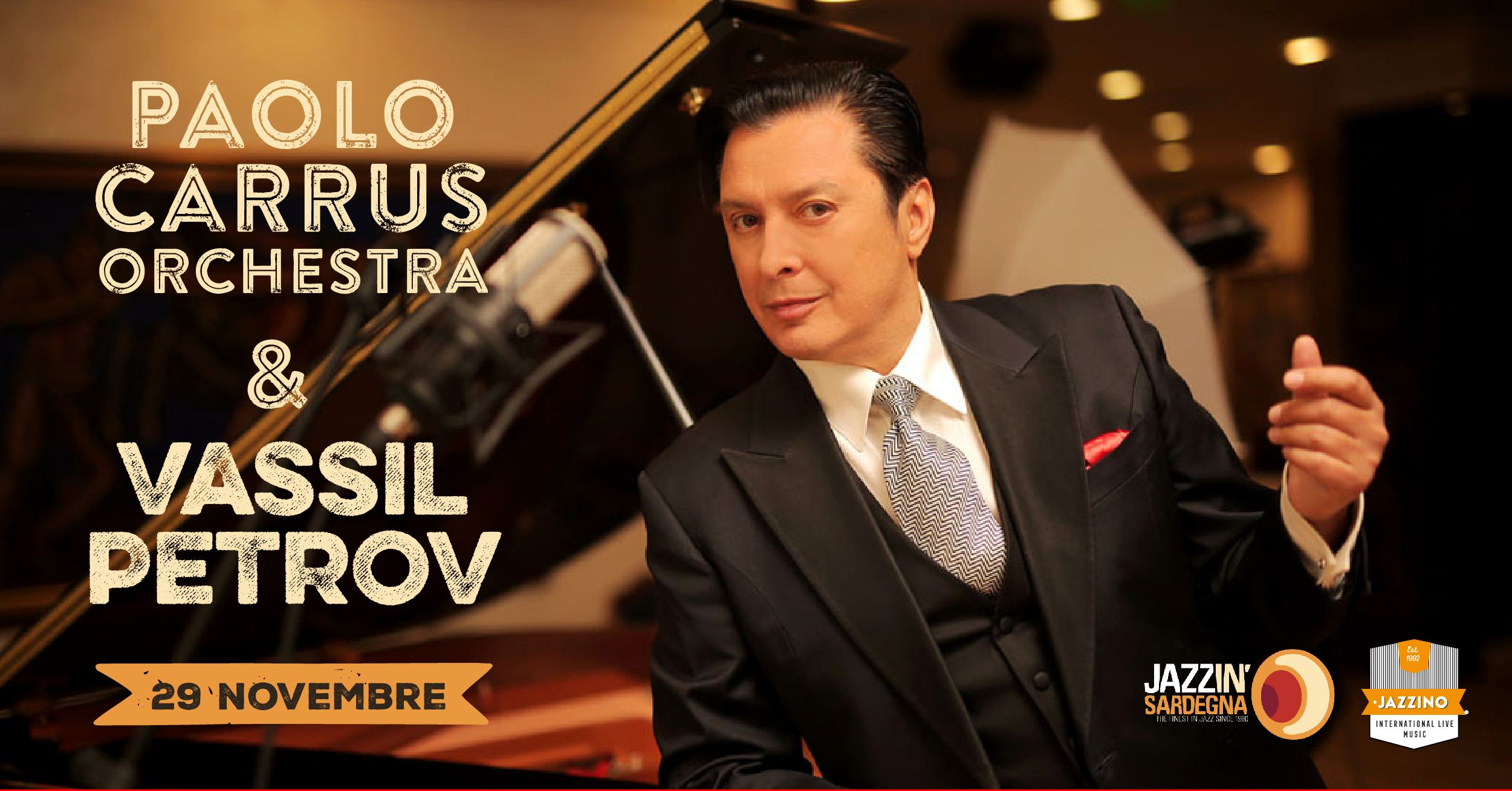 Paolo Carrus Orchestra & Vassil Petrov Live@ Jazzino