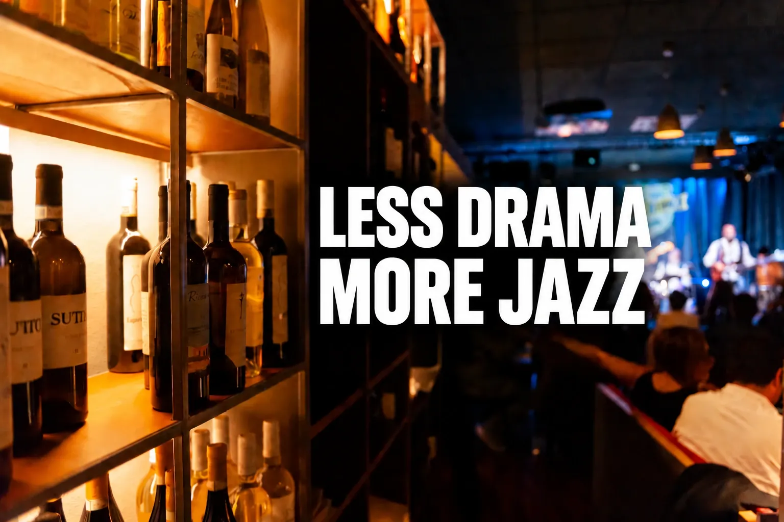 Less drama more jazz: concerto dal vivo al Jazzino, jazz club di Cagliari
